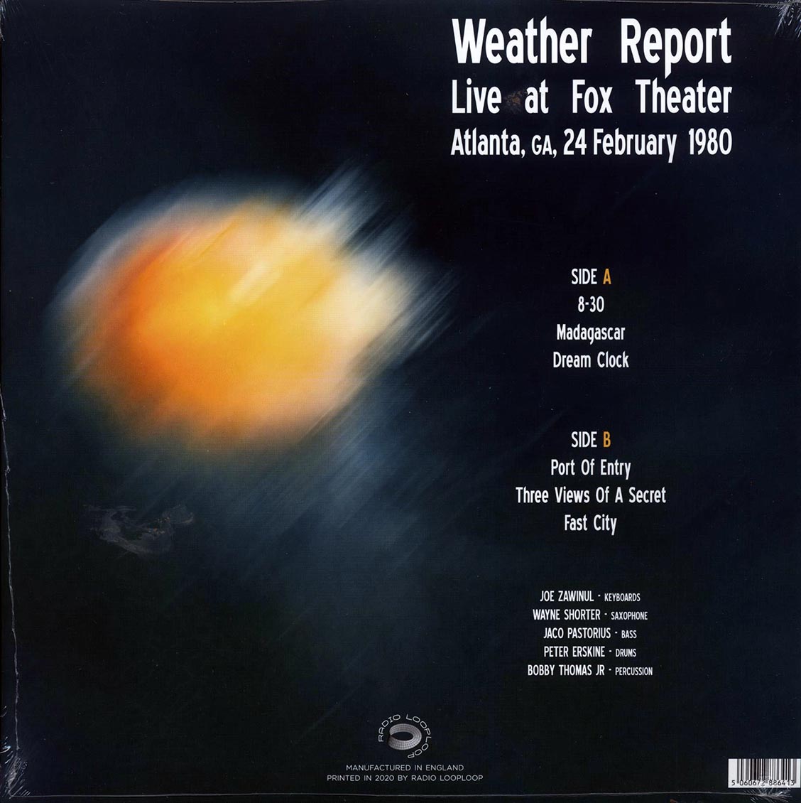 Weather Report - Live At Fox Theater, Atlanta, GA, 24 February 1980
