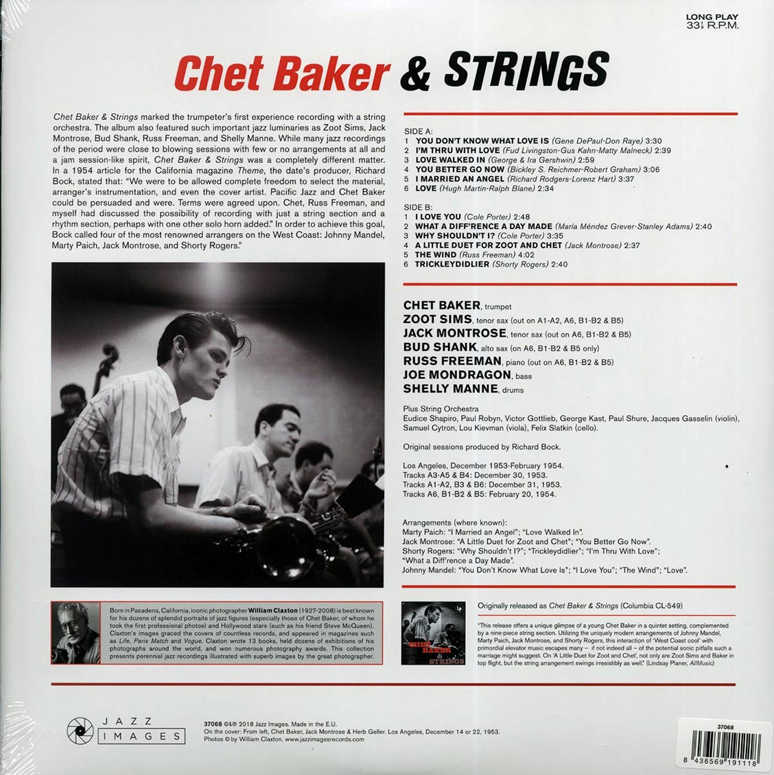 Chet Baker - Chet Baker & Strings (ltd. ed.) (180g)