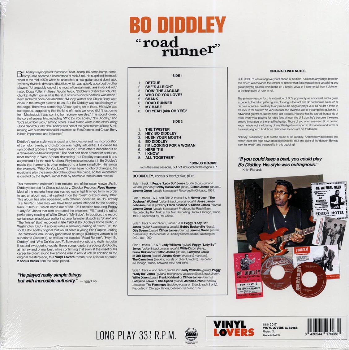 Bo Diddley - Road Runner (+ 3 bonus tracks) (DMM) (ltd. ed.) (180g)