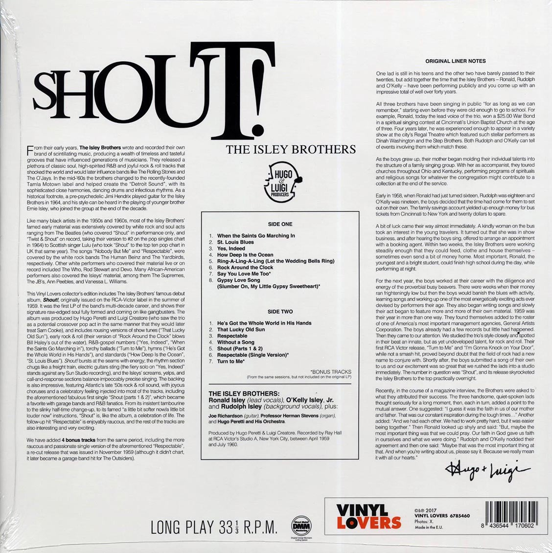 The Isley Brothers - Shout! (+ 5 bonus tracks) (DMM) (ltd. ed.) (180g) (High-Def VV)