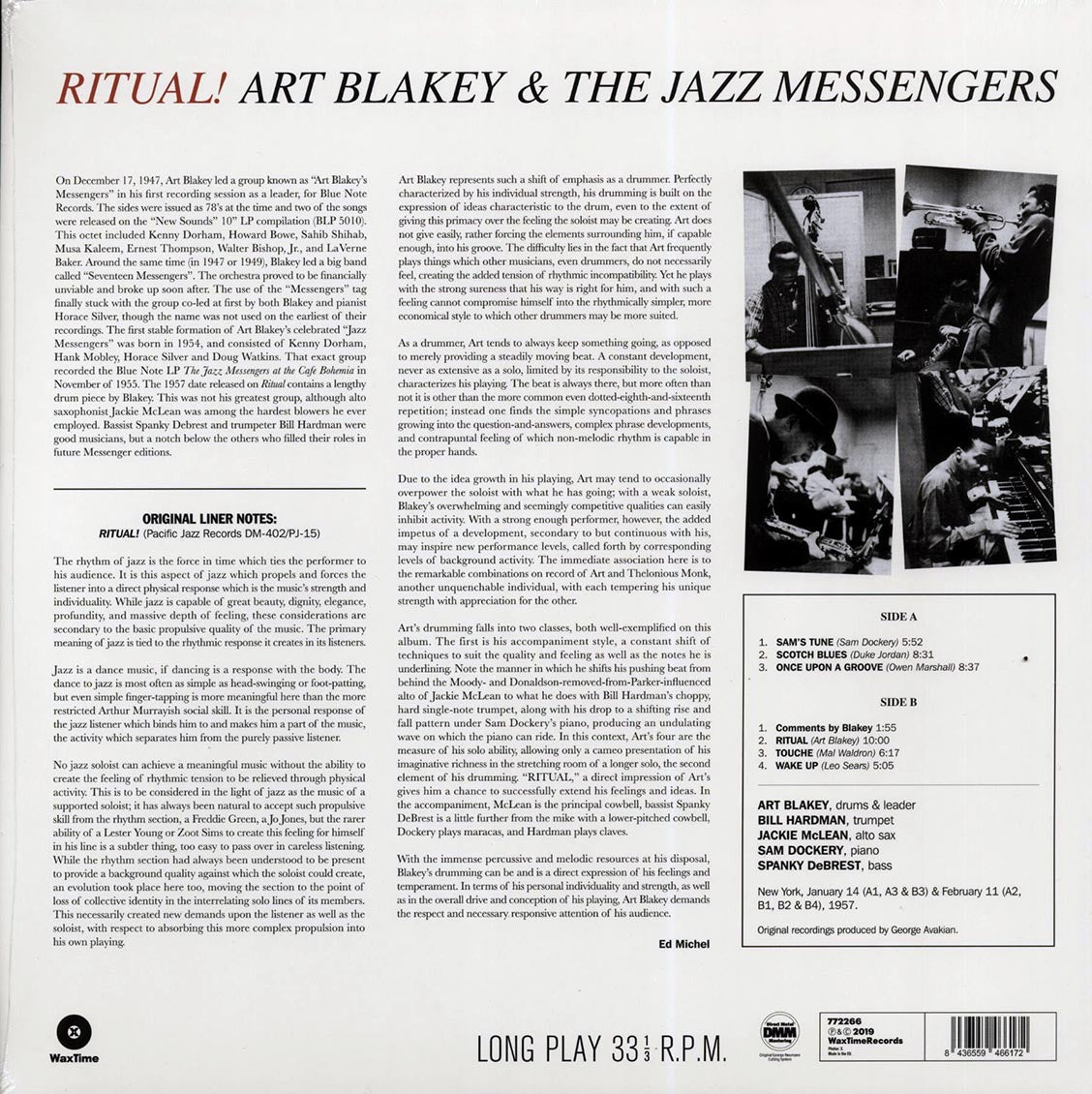 Art Blakey & The Jazz Messengers - Ritual! (DMM) (ltd. ed.) (180g) (High-Def VV) (remastered)