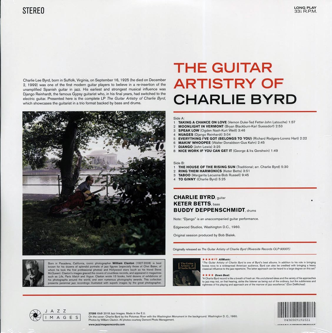 Charlie Byrd - The Guitar Artistry Of Charlie Byrd (ltd. ed.) (180g)