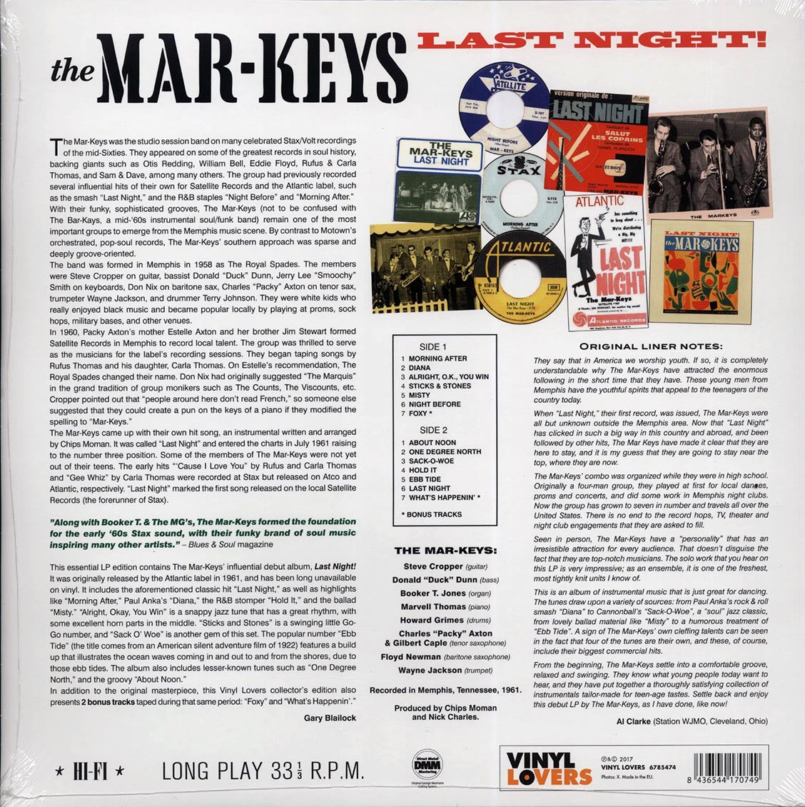 The Mark-Keys - Last Night! (+ 3 bonus tracks) (DMM) (ltd. ed.) (180g) (High-Def VV)
