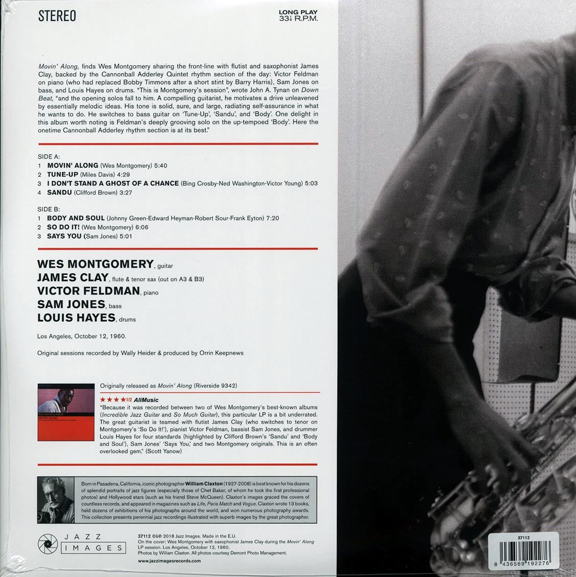 Wes Montgomery - Movin' Along (ltd. ed.) (180g)
