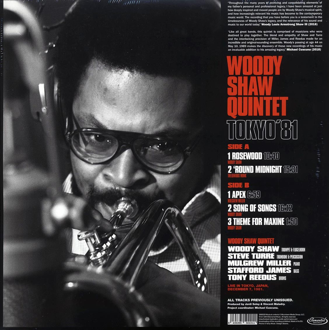 Woody Shaw - Tokyo 81 (ltd. ed.) (180g) (High-Def VV)