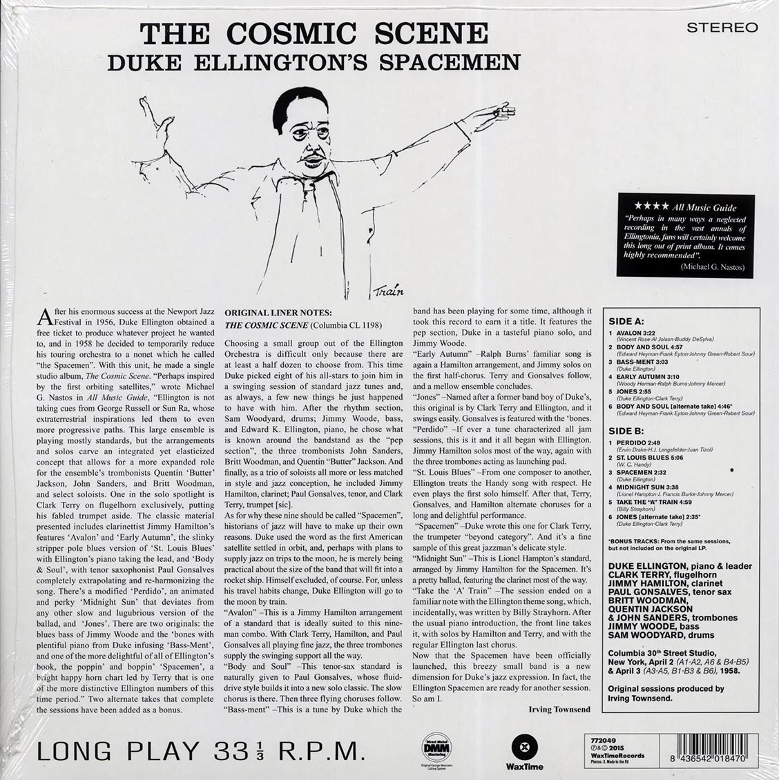 Duke Ellington's Spacemen - The Cosmic Scene (+ 3 bonus tracks) (DMM) (ltd. ed.) (180g) (High-Def VV) (remastered)