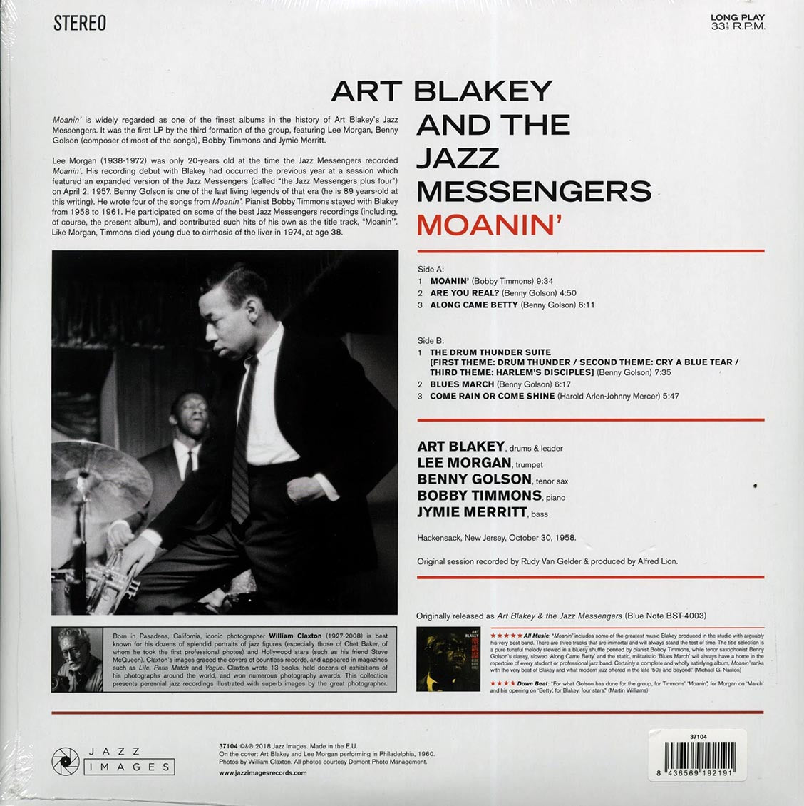 Art Blakey & The Jazz Messengers - Moanin' (ltd. ed.) (180g)