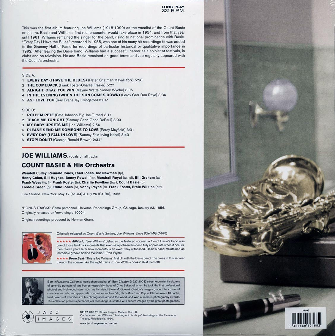Joe Williams, Count Basie - Joe Williams Sings, Count Basie Wings (+ 3 bonus tracks) (ltd. ed.) (180g)