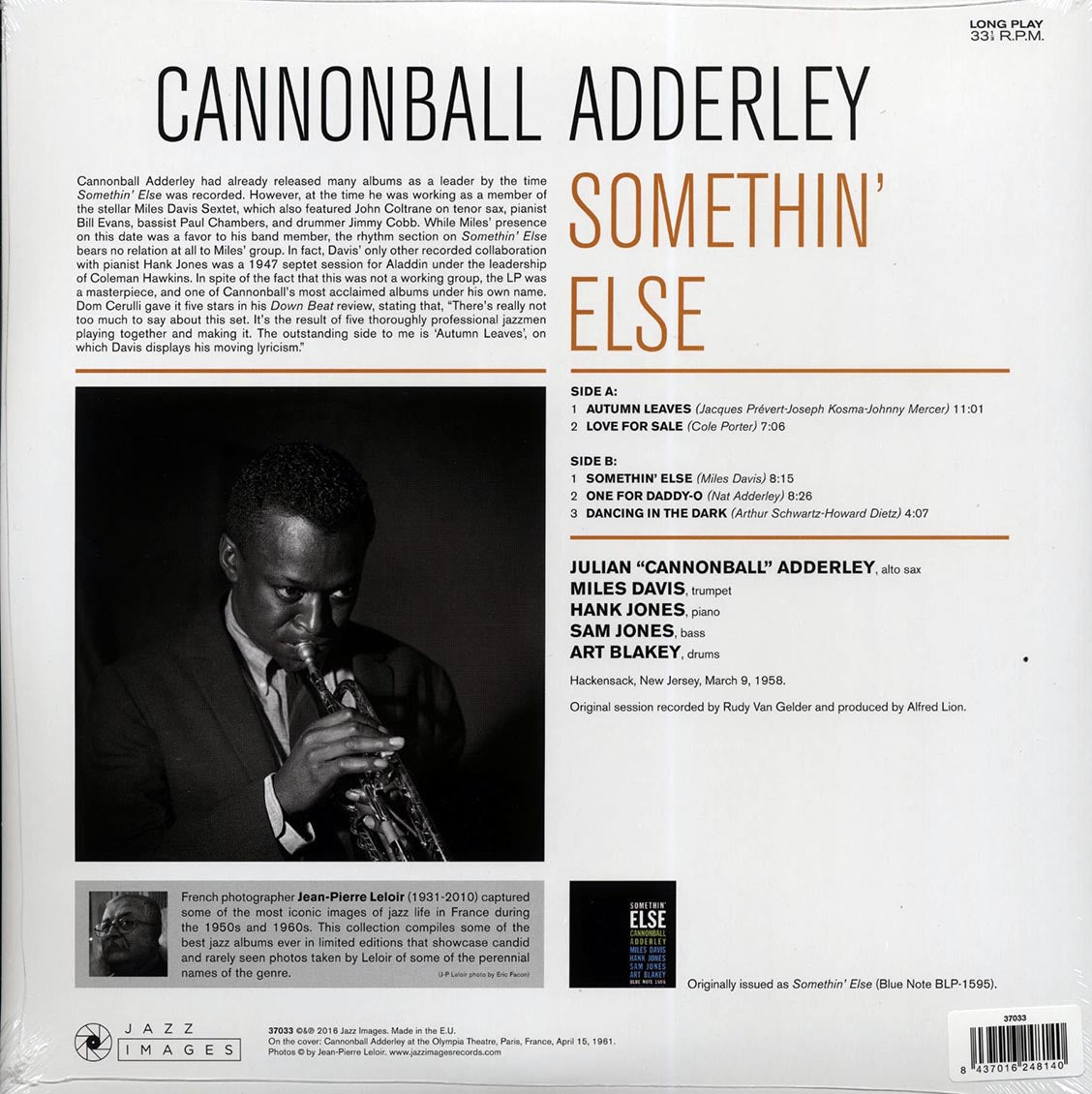 Cannonball Adderley - Somethin' Else (ltd. ed.) (180g)