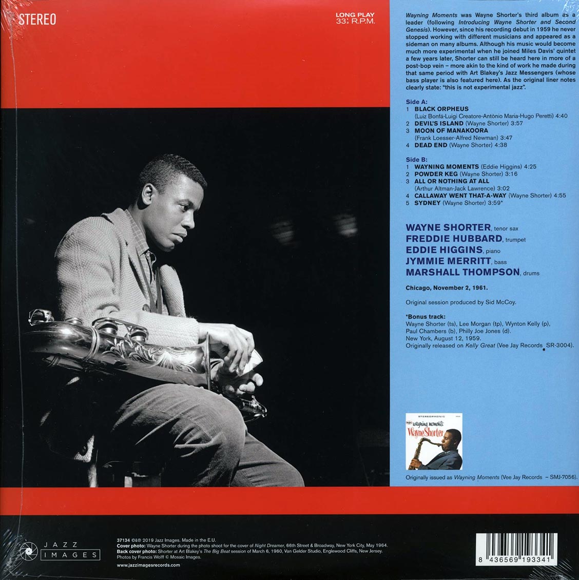 Wayne Shorter - Wayning Moments (+ 2 bonus tracks) (ltd. ed.) (180g) (High-Def VV)