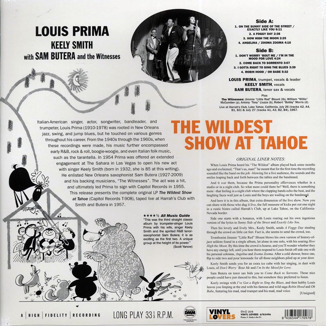 Louis Prima - The Wildest Show At Tahoe (DMM) (ltd. ed.) (180g) (High-Def VV)