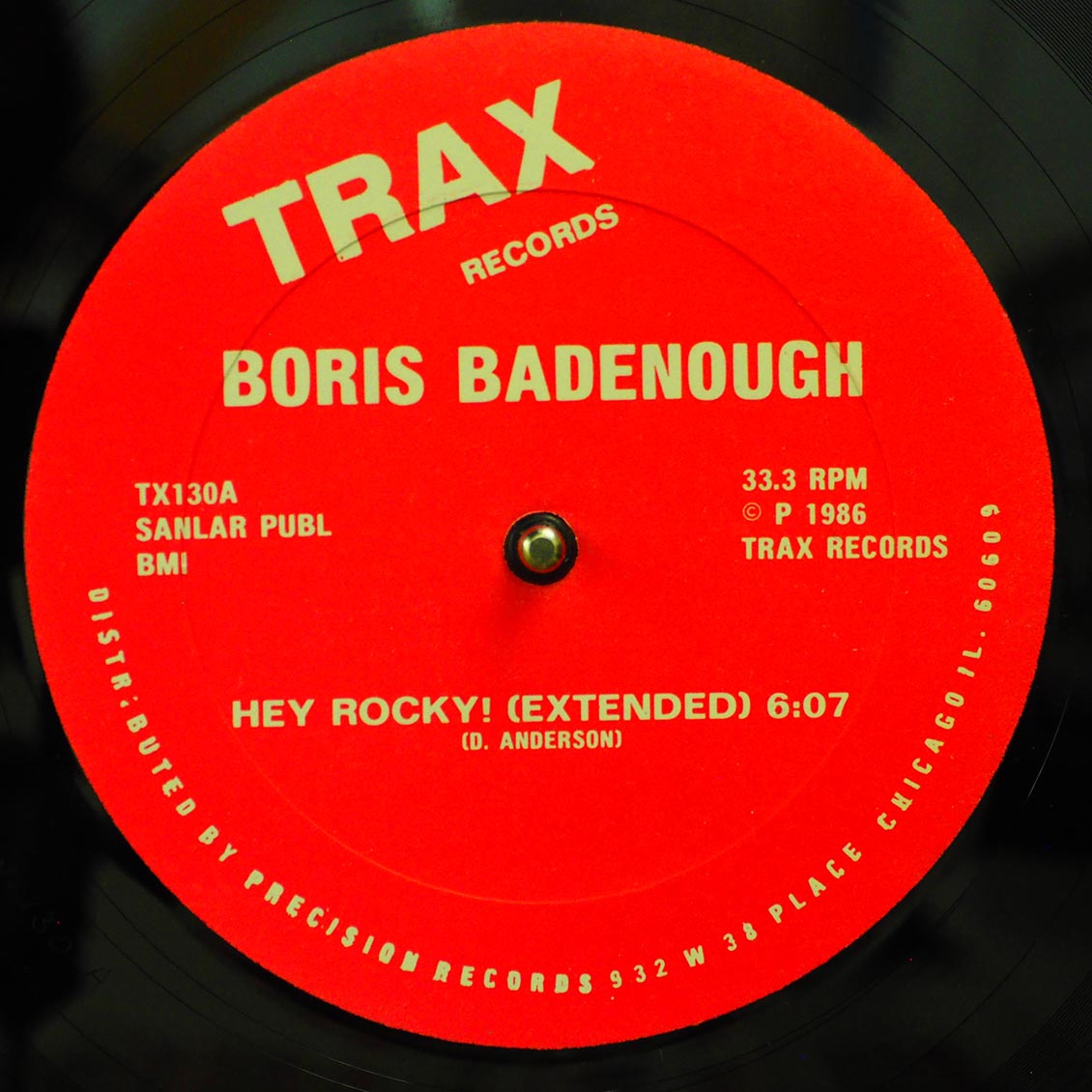 Boris Badenough, Rocky & Bullwinkle - Hey Rocky! (Extended)  /  Boris Badenough - Hey Rocky! (Instrumental) (orig. press)