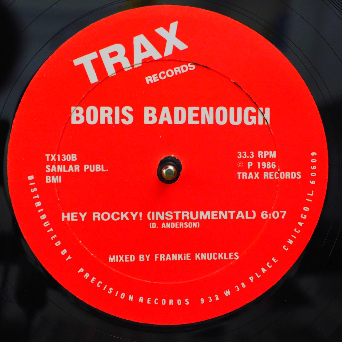 Boris Badenough, Rocky & Bullwinkle - Hey Rocky! (Extended)  /  Boris Badenough - Hey Rocky! (Instrumental) (orig. press)