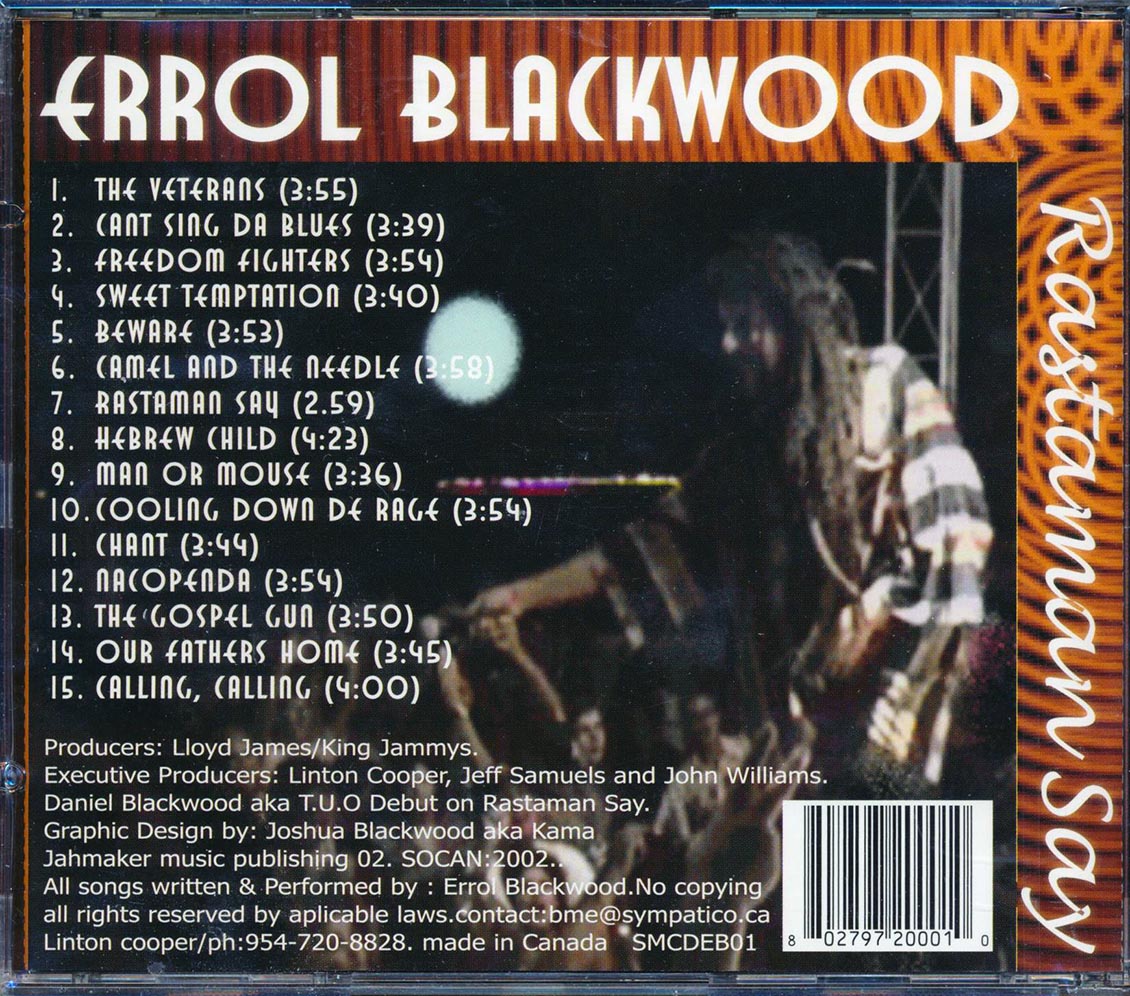Errol Blackwood - Rastaman Say