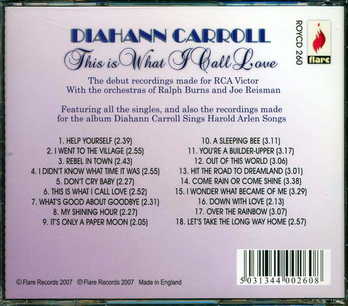 Diahann Carroll - This Is What I Call Love