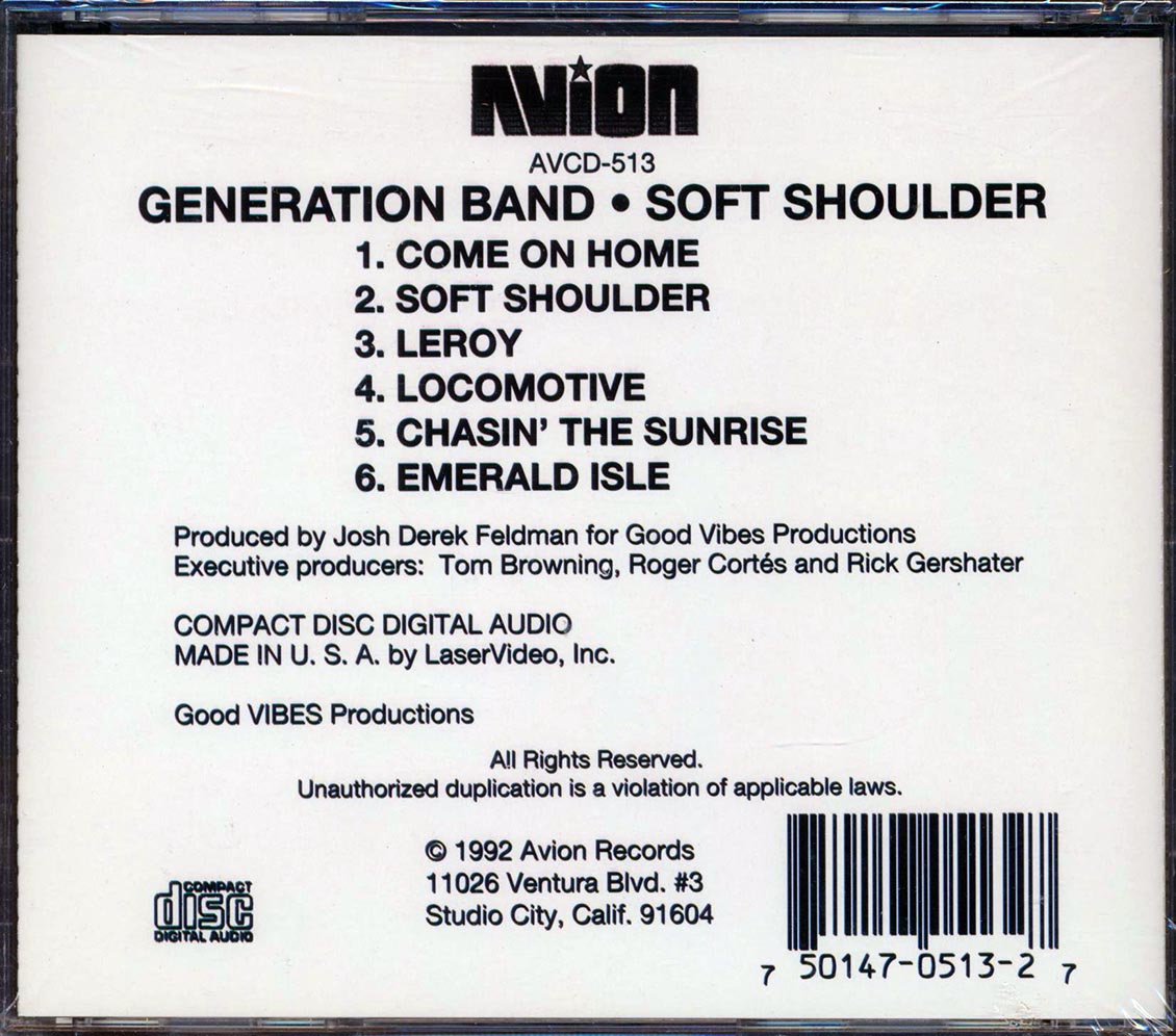 Generation Band - Soft Shoulder
