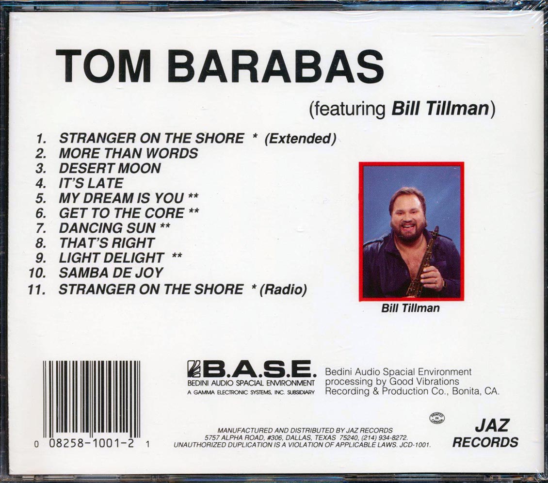 Tom Barabas, Bill Tillman - Tom Barabas Featuring Bill Tillman