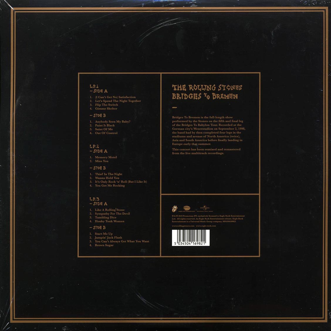 The Rolling Stones - Bridges To Bremen (3xLP)