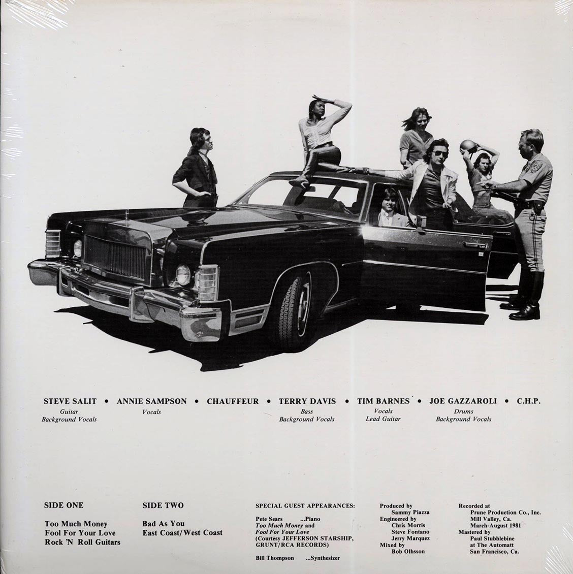 Stoneground - Bad Machines And Limousines (orig. press)