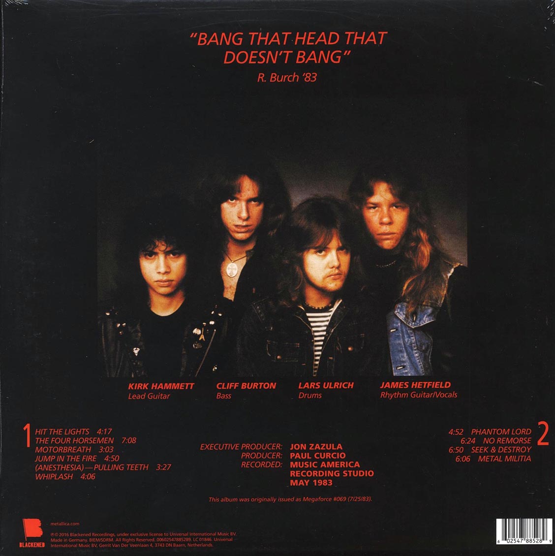 Metallica - Kill 'Em All (remastered)