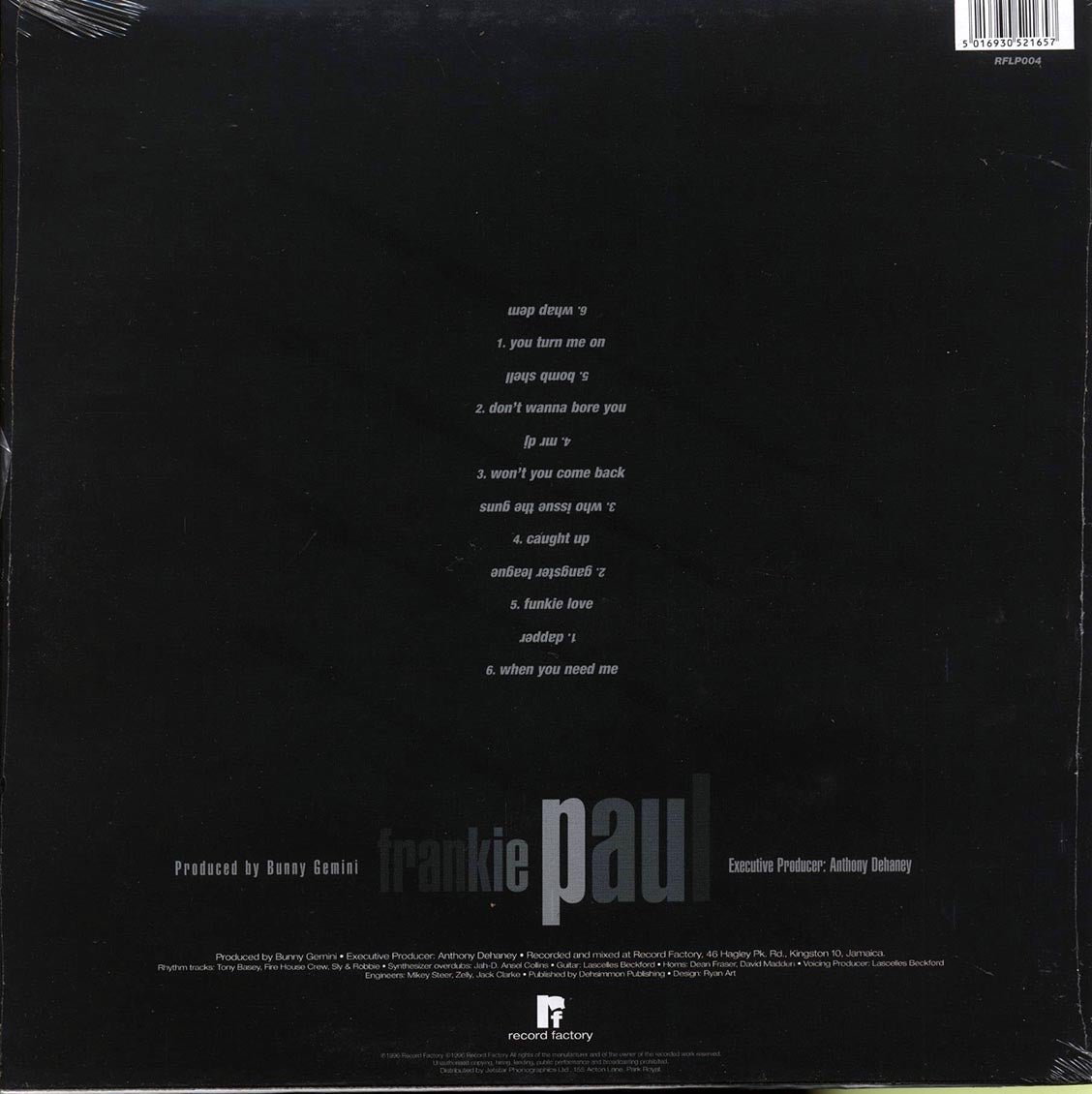 Frankie Paul - You Turn Me On (orig. press)