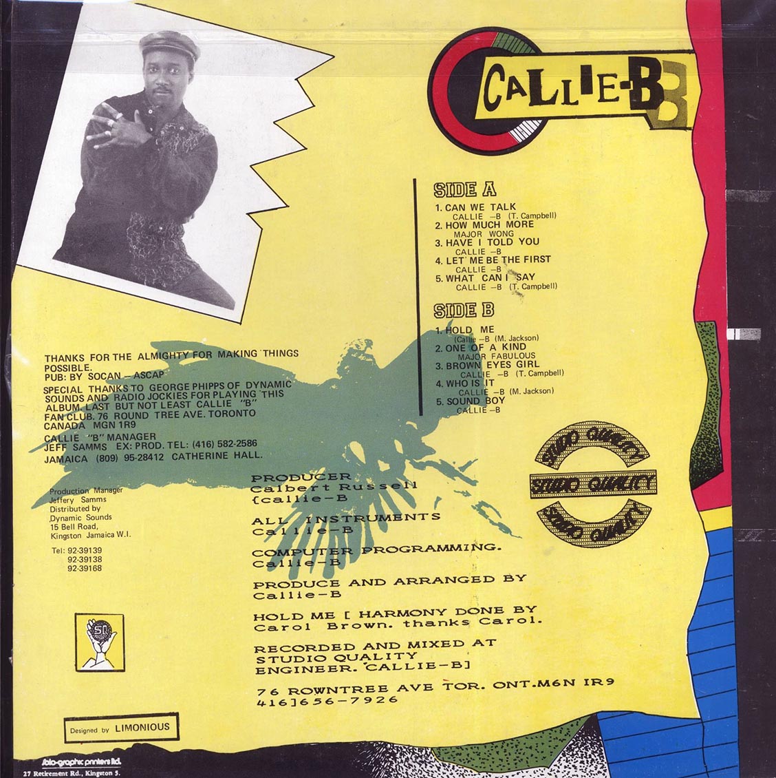 Callie B - Callie B (Jamaica press) (orig. press)