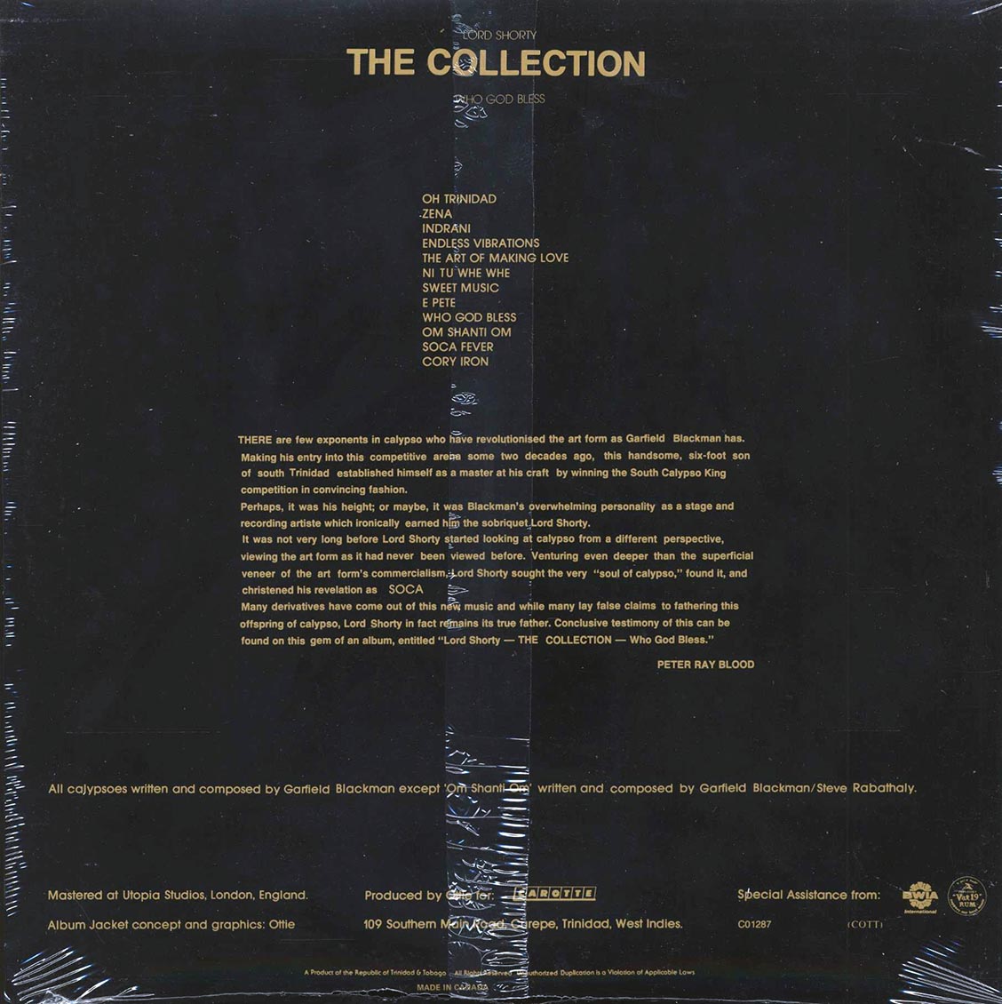 Lord Shorty - The Collection: Who God Bless (orig. press)