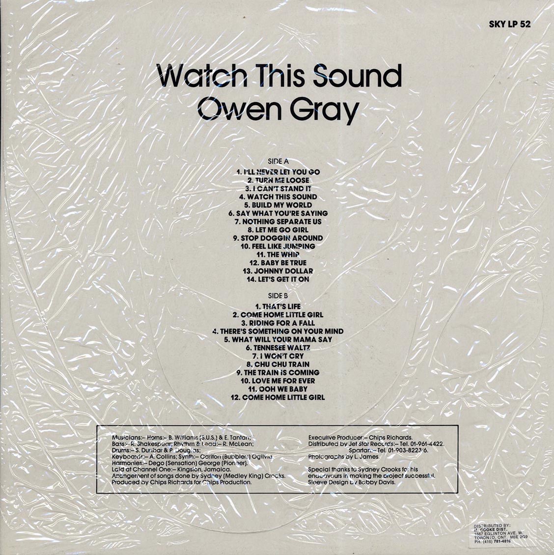 Owen Gray - Watch This Sound (UK press) (orig. press)