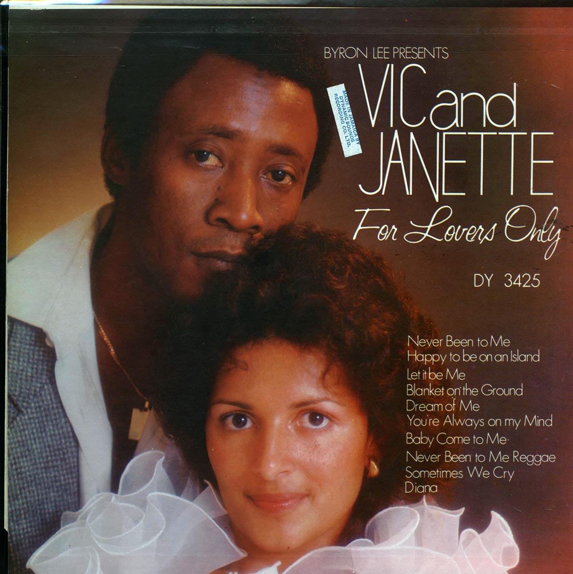 Vic Taylor, Janette Silvera - For Lovers Only (Jamaica press) (orig. press)