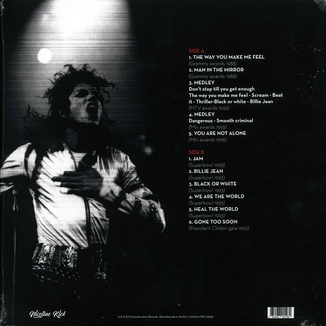 Michael Jackson - Who's Bad (ltd. 500 copies made) (clear vinyl)