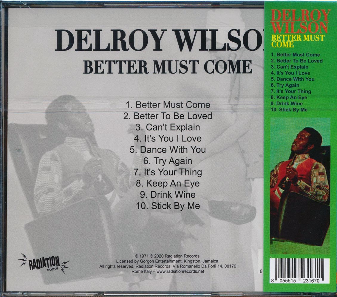 Delroy Wilson - Better Must Come (ltd. ed.)