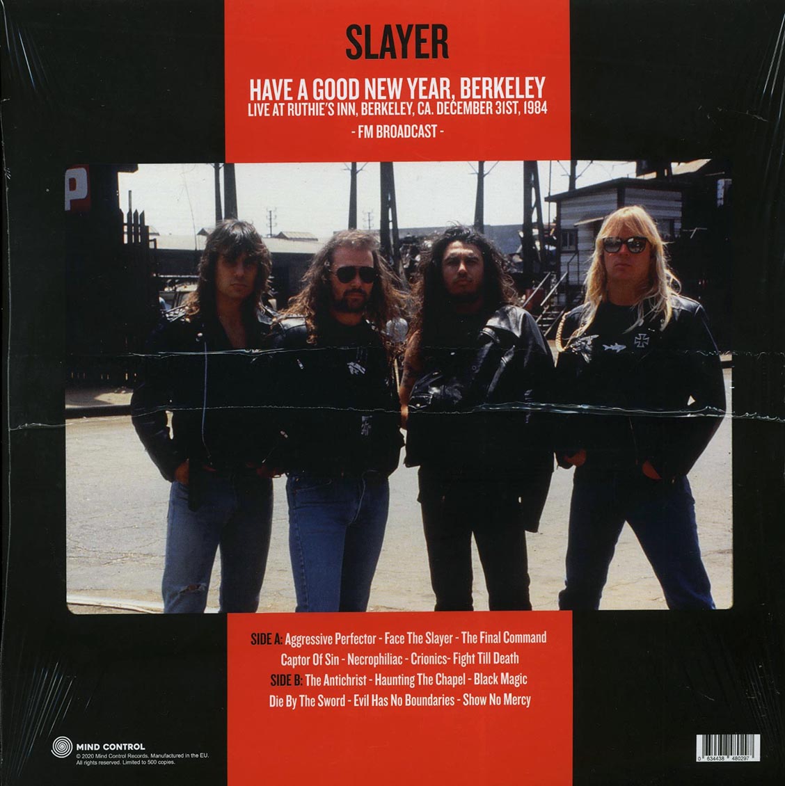 Slayer - Have A Good New Year, Berkeley: Live At Ruthie's Inn, Berkeley, CA December 31st, 1984 (ltd. 500 copies made)