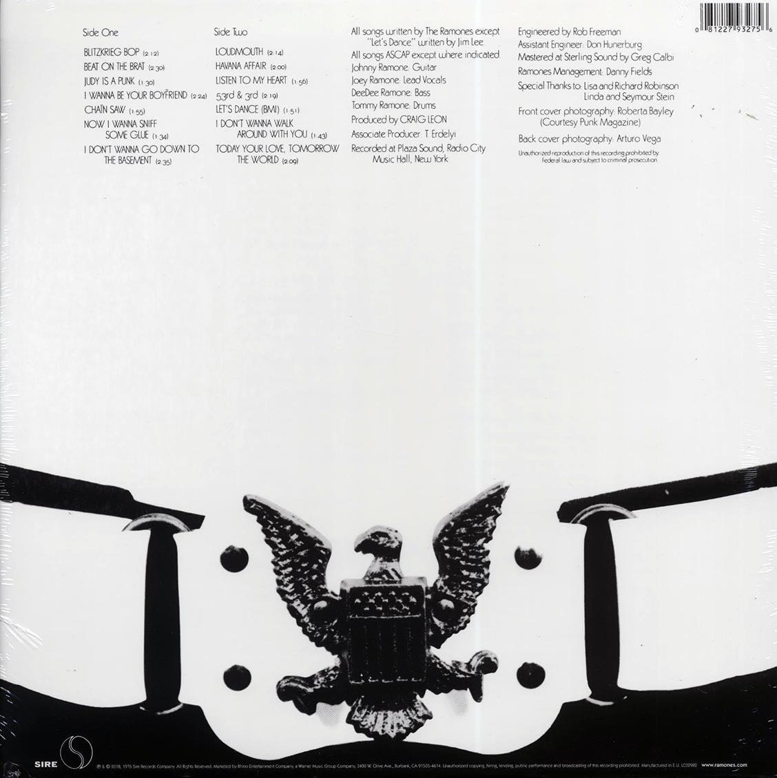 The Ramones - The Ramones (180g) (remastered)