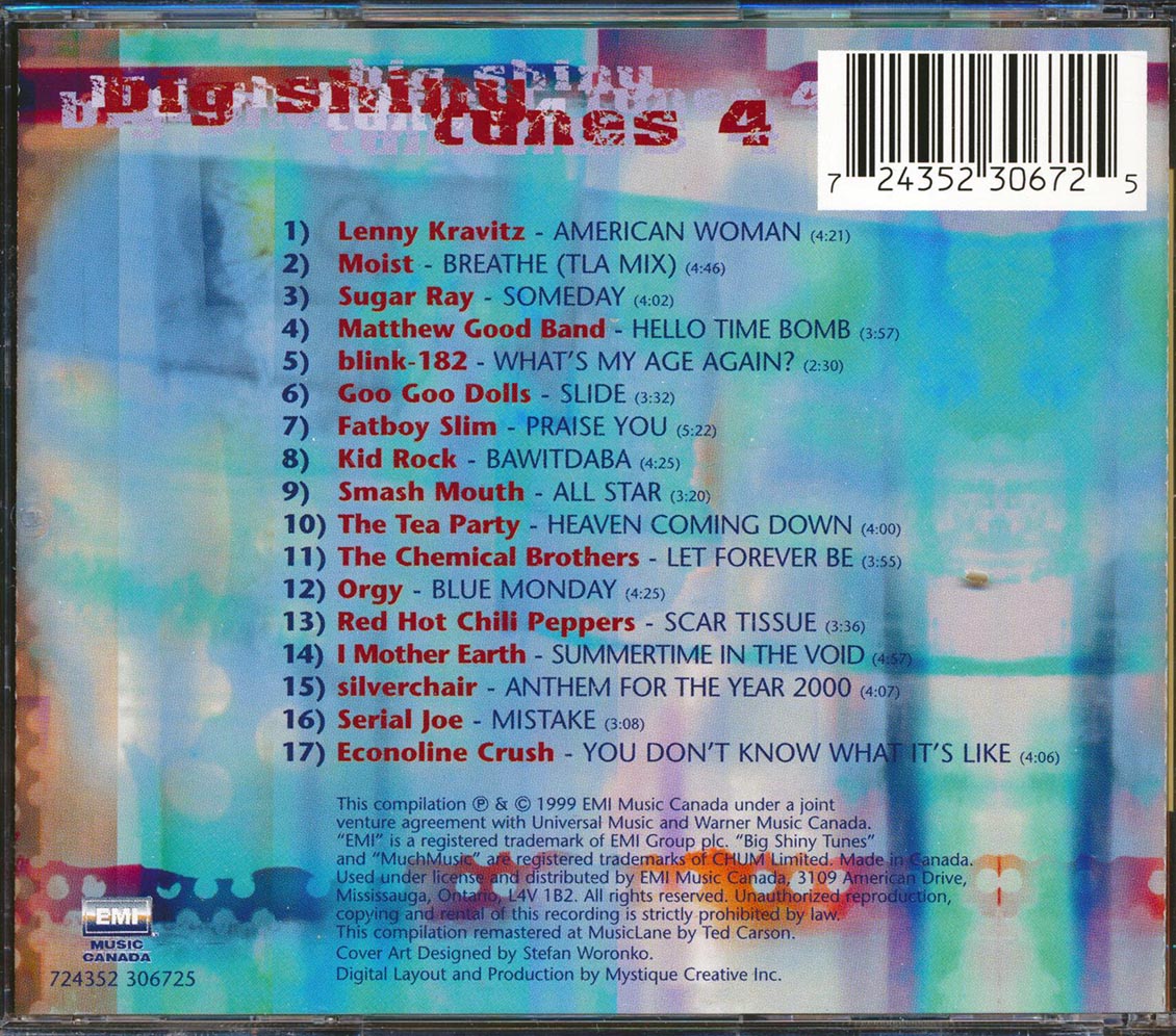 Lenny Kravitz, Moist, Sugar Ray, Etc. - Big Shiny Tunes 4