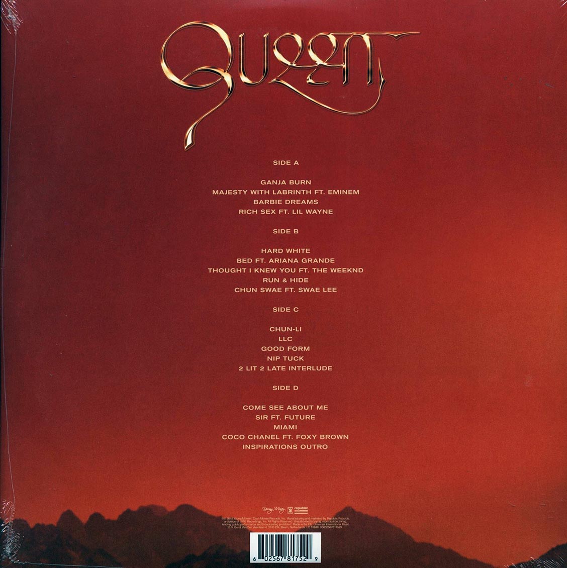 Nicki Minaj - Queen (2xLP) (orange vinyl)