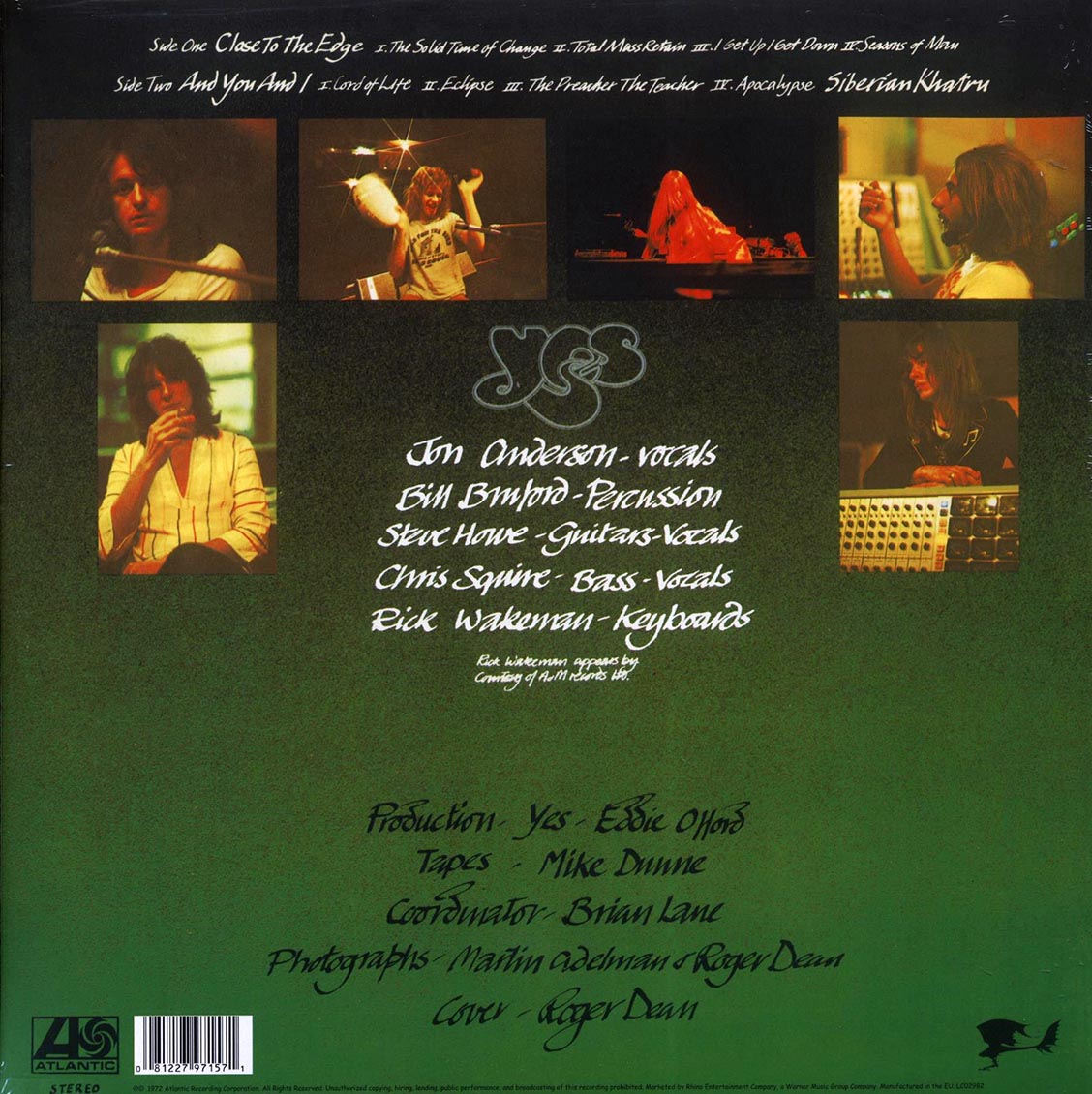 Yes - Close To The Edge (180g)