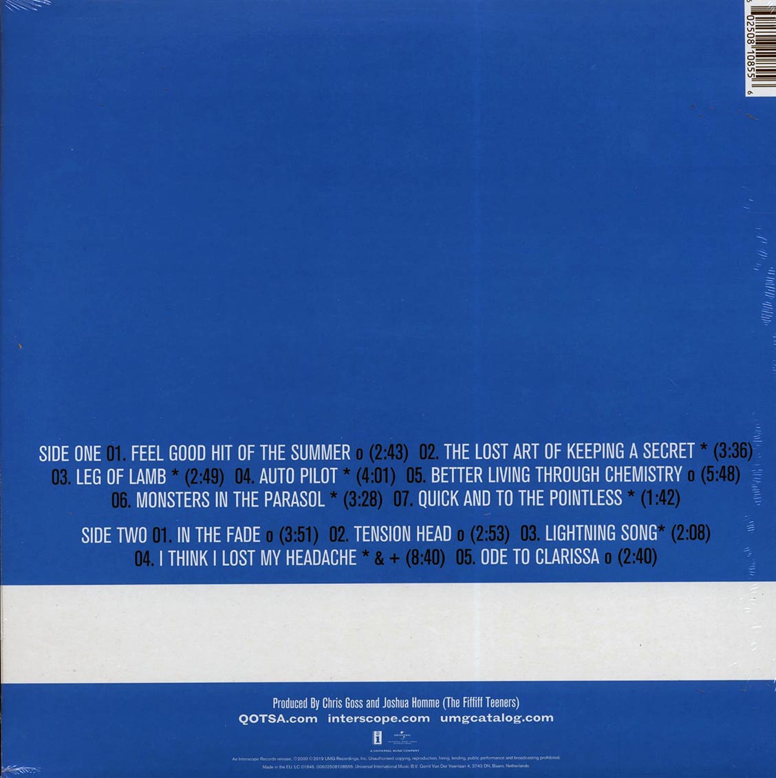 Queens Of The Stone Age - Rated R (180g) (audiophile)