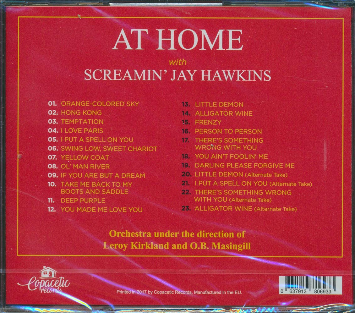 Screamin' Jay Hawkins - Home With Screamin' Jay Hawkins (23 tracks) (+11 bonus tracks)