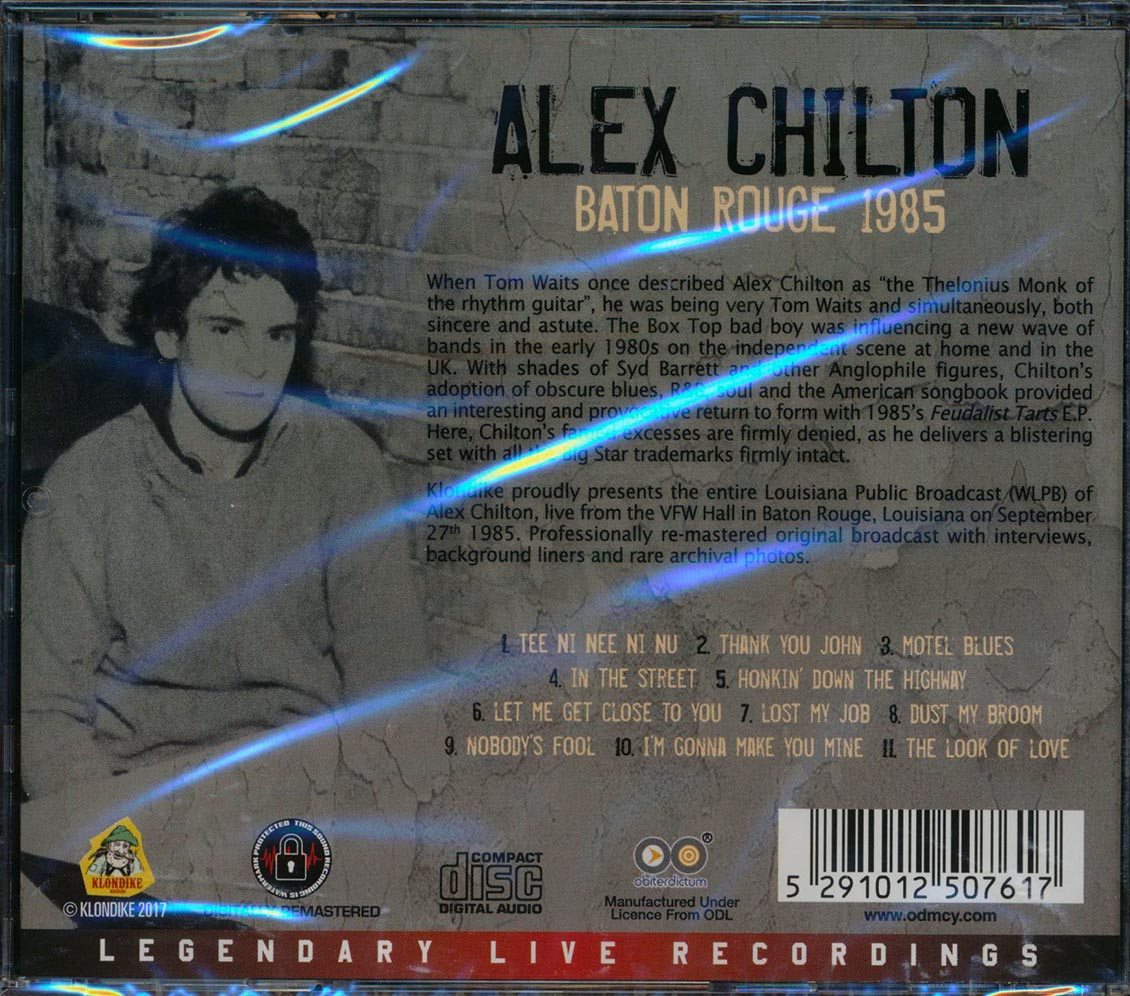 Alex Chilton - Baton Rouge 1985 (remastered)