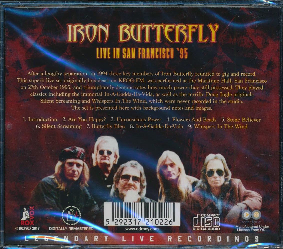 Iron Butterfly - Live In San Francisco '95 (incl. 8-page booklet) (remastered)