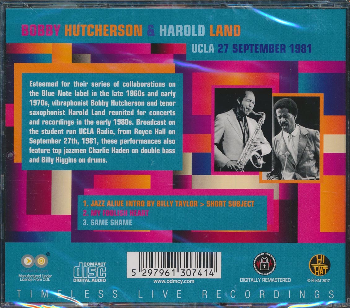 Bobby Hutcherson, Harold Land - UCLA 27 September 1981 (incl. 8-page booklet) (remastered)