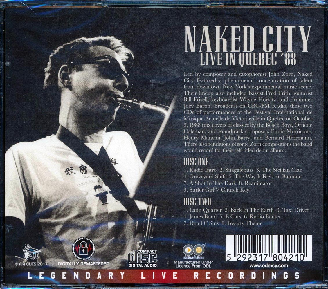 Naked City - Live In Quebec '88 (2xCD) (incl. 8-page booklet) (remastered)