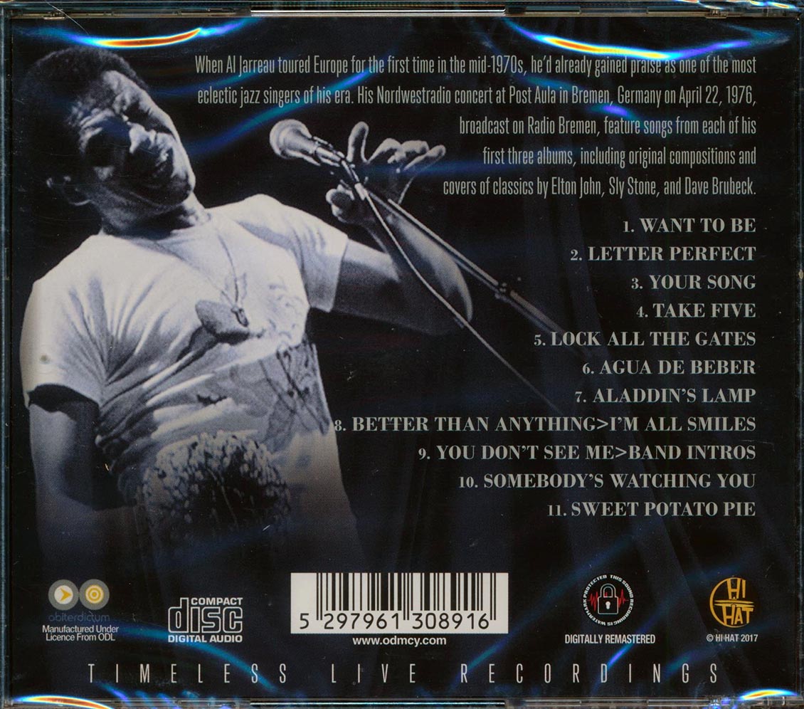 Al Jarreau - Live 1976 (incl. 8-page booklet) (remastered)