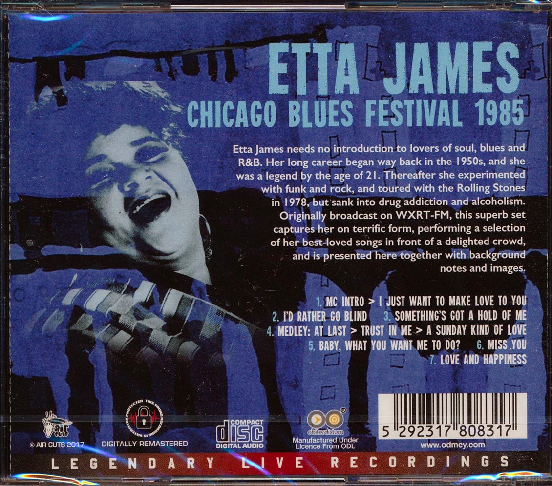 Etta James - Chicago  Blues Festival 1985 (incl. 8-page booklet) (remastered)