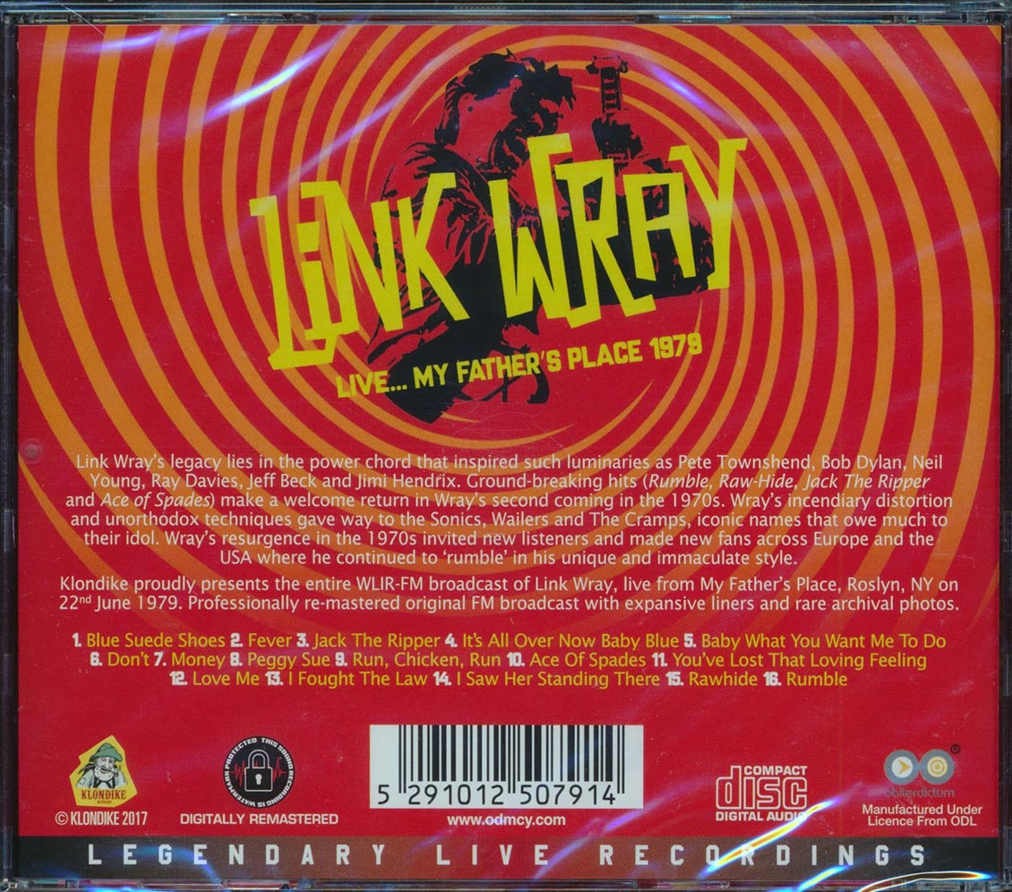 Link Wray - Live: My Father's Place 1979 (incl. 8-page booklet) (remastered)