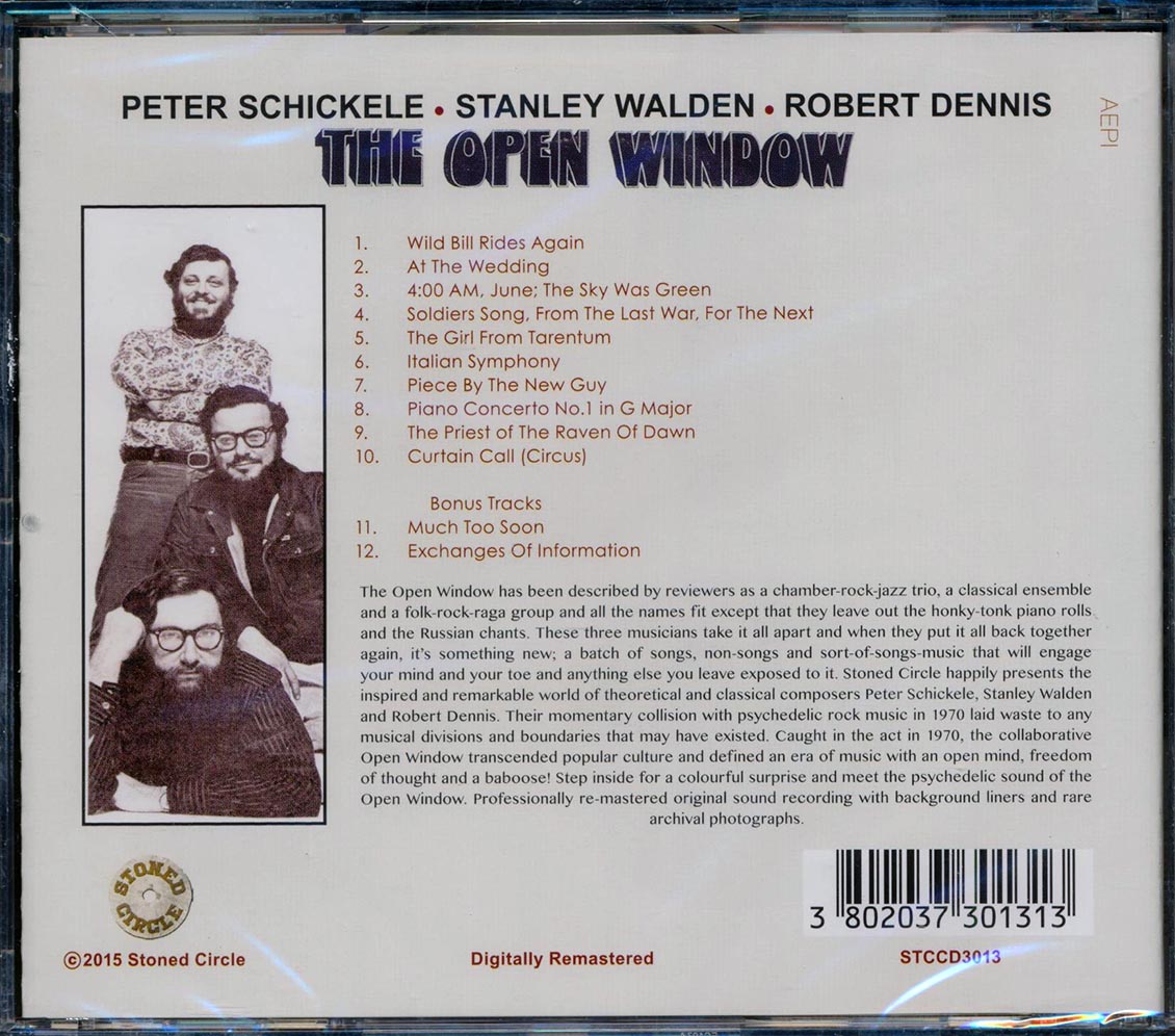 The Open Window - The Open Window (+ 3 bonus tracks) (incl. 8-page booklet) (remastered)