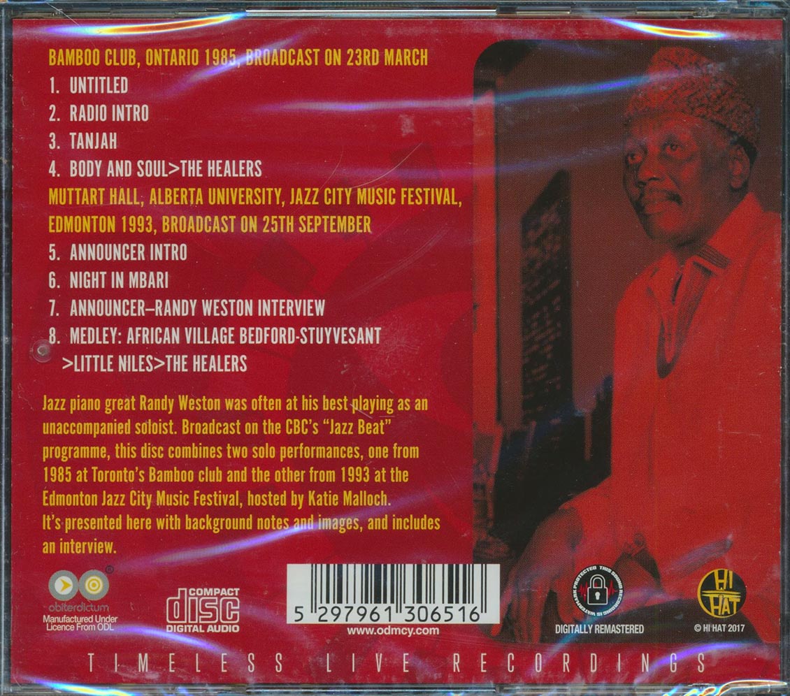 Randy Weston - Solo Piano: Live (incl. 8-page booklet) (remastered)