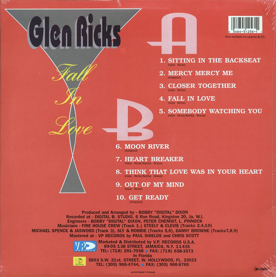 Glen Ricks - Fall In Love (orig. press)