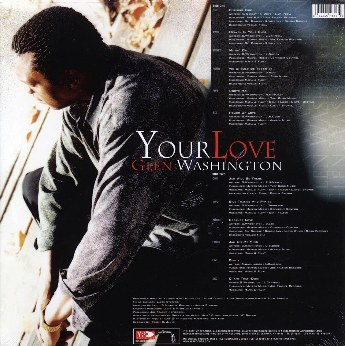 Glen Washington - Your Love (orig. press)