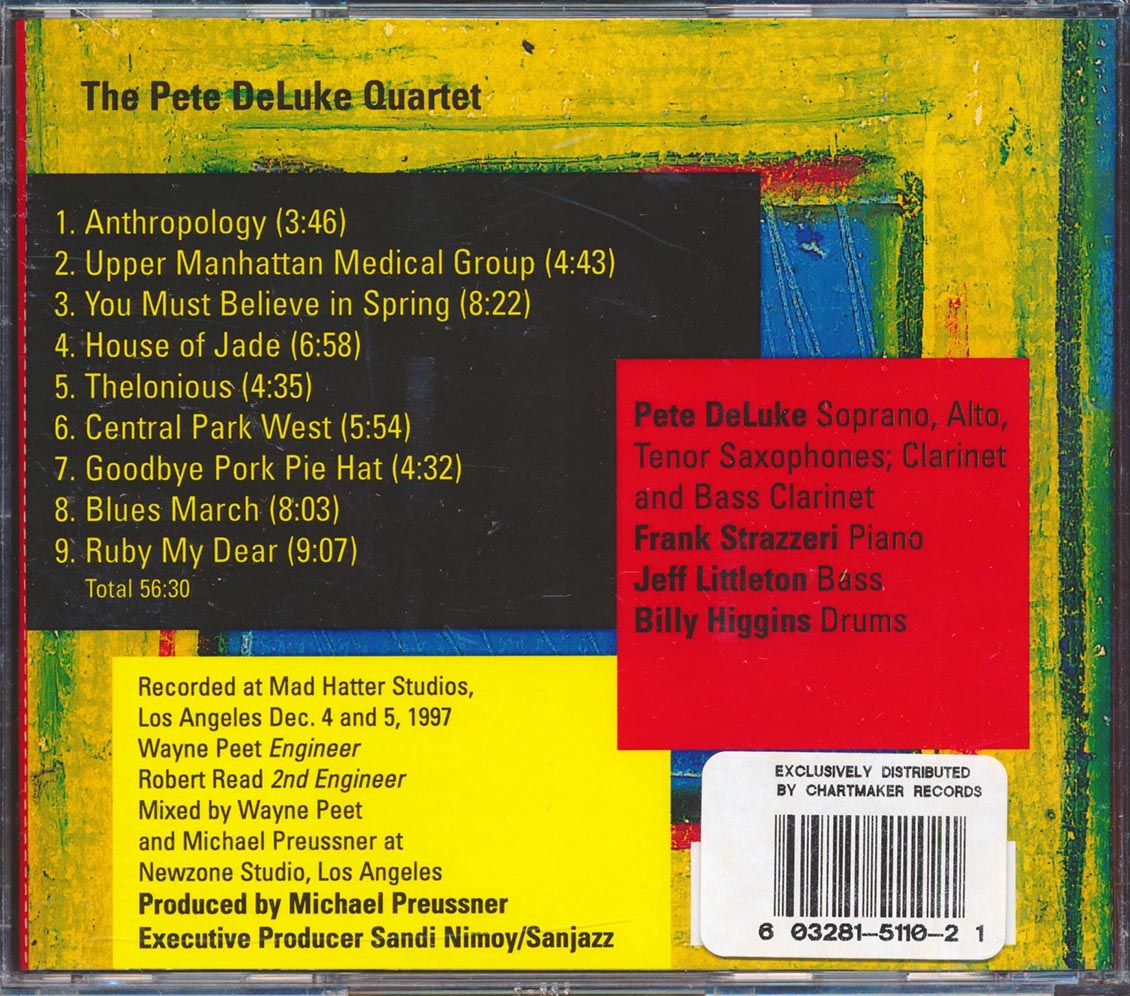 The Pete DeLuke Quartet - Timeless